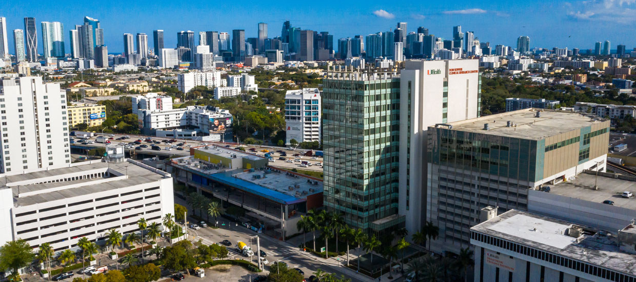 Areal view of UM Medical Campus