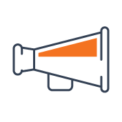 Megaphone graphic icon